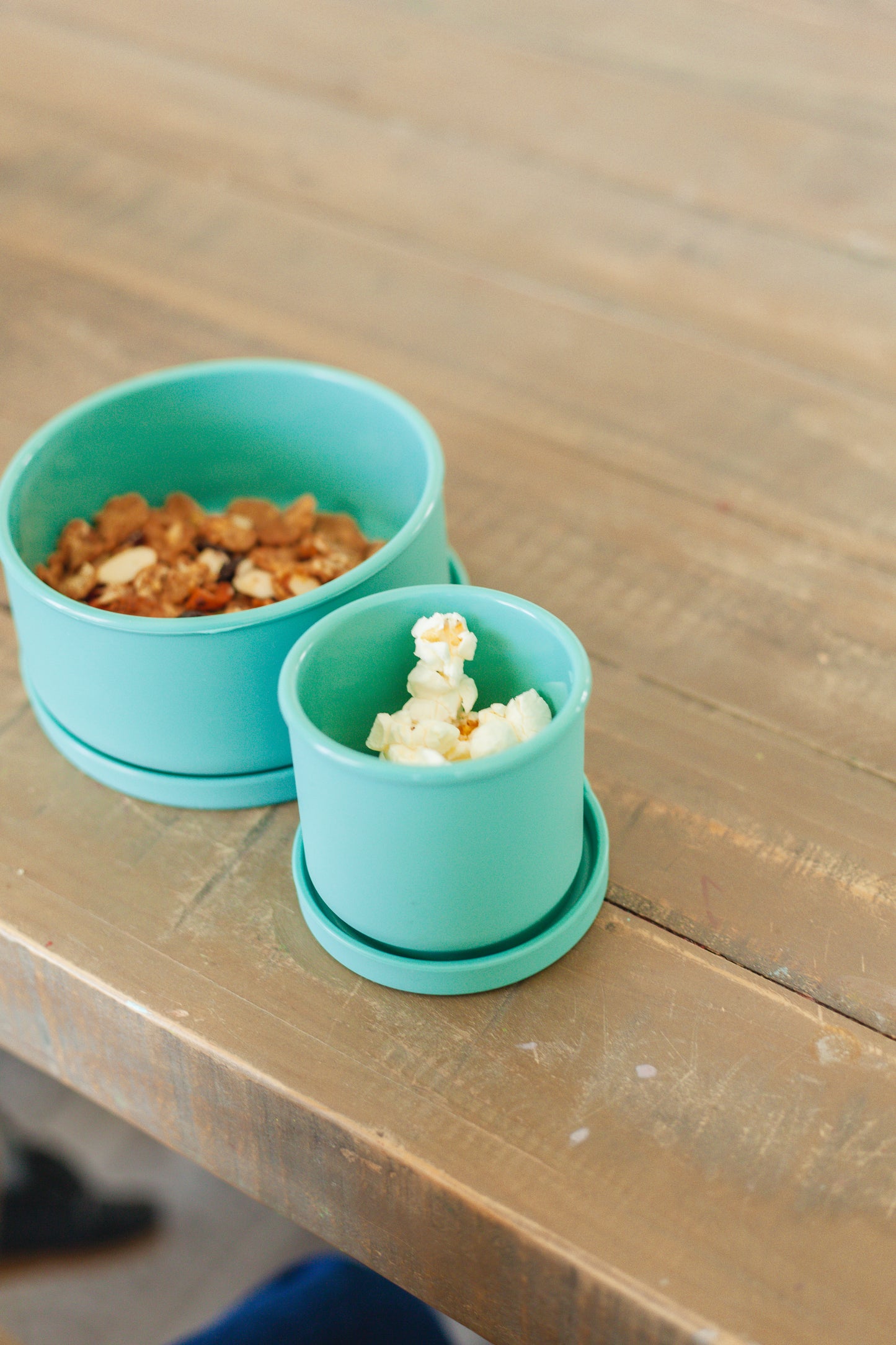 Silicone Bowls with Lids (2 piece set)